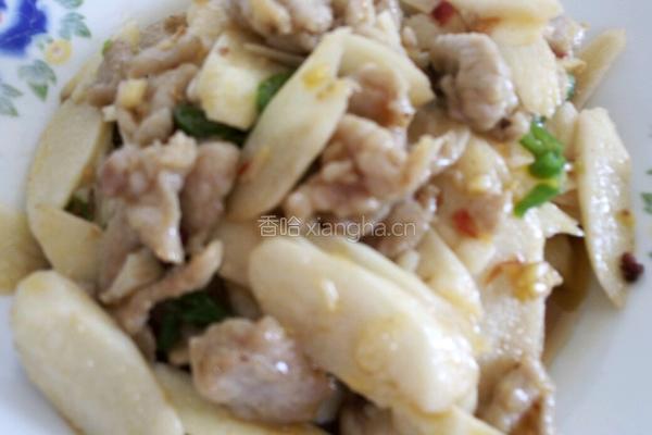 山药炒肉的做法图解11