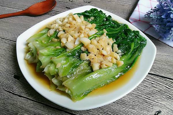 蚝油生菜的做法图解7