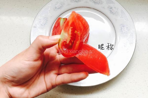 番茄蝴蝶花的做法图解2