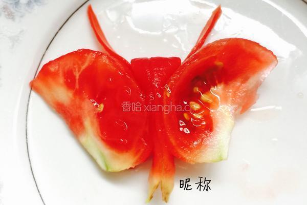 番茄蝴蝶花的做法图解6