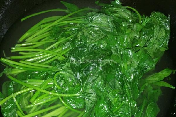 蒜香红薯叶的做法图解4