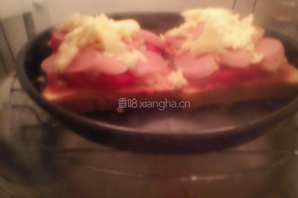 料足土司小披萨的做法图解7