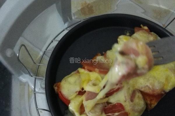 料足土司小披萨的做法图解8