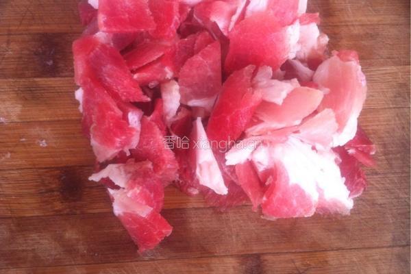 蒜薹炒肉的做法图解2