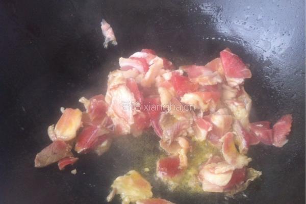 蒜薹炒肉的做法图解4