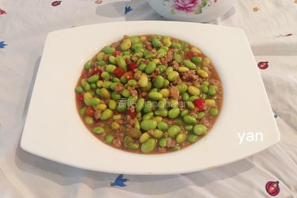 肉末毛豆的做法图解7