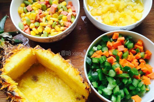 泰式菠萝饭的做法图解4