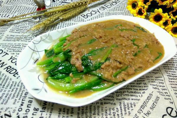 肉未麻酱油麦菜的做法图解10