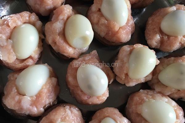 瘦肉鹌鹑蛋瓤鲜冬菇的做法图解6