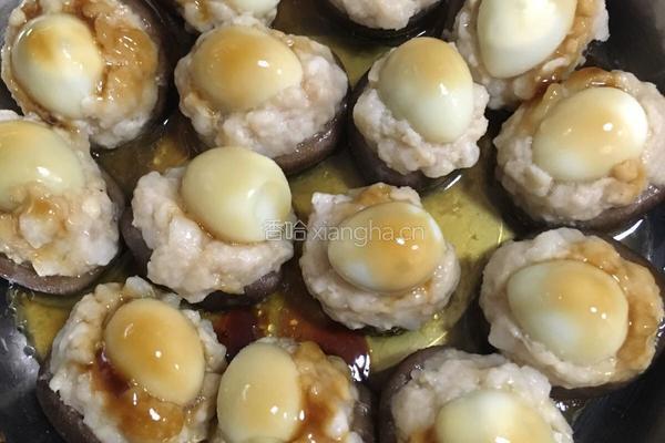 瘦肉鹌鹑蛋瓤鲜冬菇的做法图解7