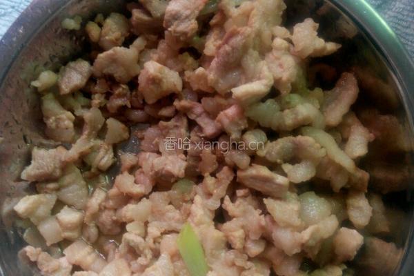 茄子肉沬的做法图解3