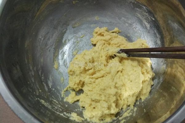 牛奶玉米花饼的做法图解3