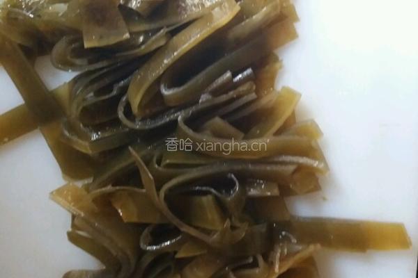炒海带的做法图解2