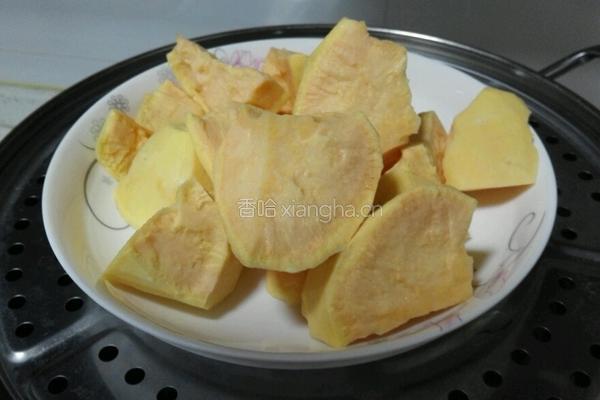 红薯桂花糕的做法图解1