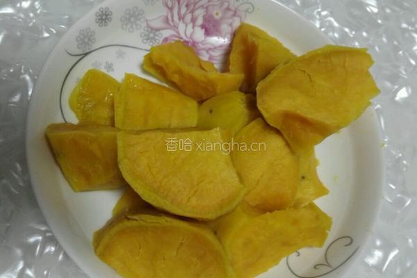 红薯桂花糕的做法图解2