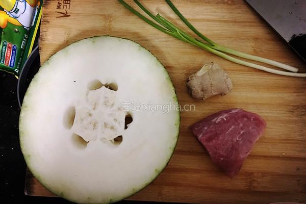 冬瓜滑肉的做法图解1