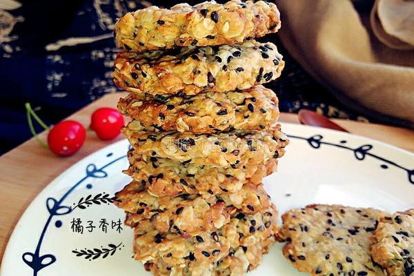 燕麦黑芝麻饼干的做法图解8