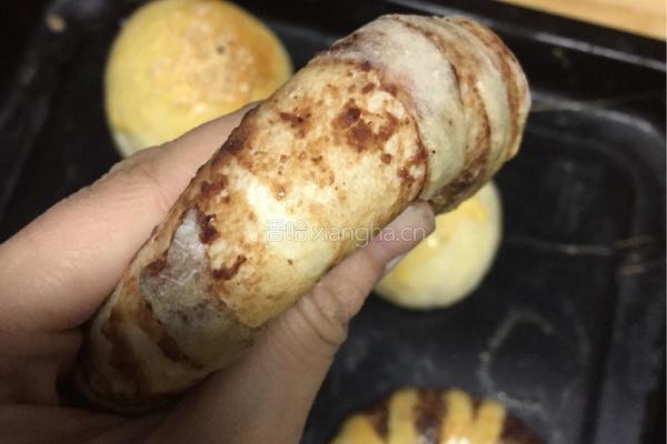 豆沙面包的做法图解16