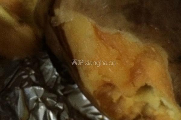 烤箱烤红薯