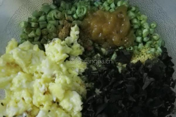豆角大素包的做法图解3