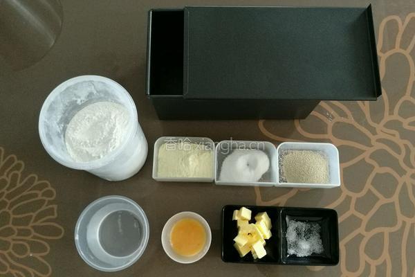 益糖经典白土司(糖尿病糖友食谱)的做法图解1