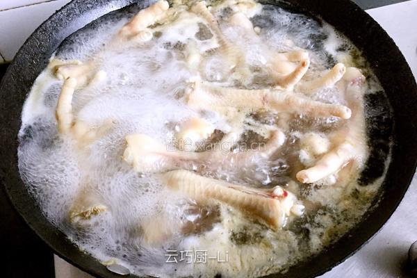 蒜香鸡爪的做法图解3