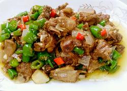 青椒炒仔鸭