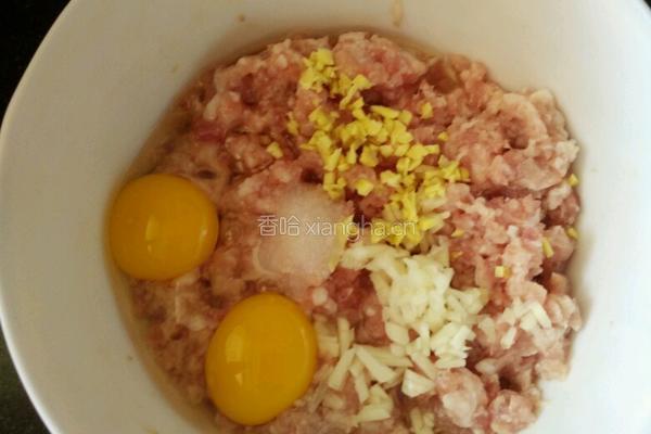 金针肉饼的做法图解1