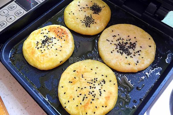 烫面黑芝麻薄饼的做法图解6