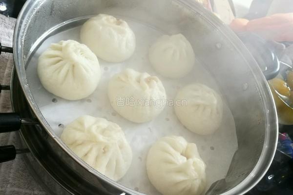 爆汁大虾肉包的做法图解12