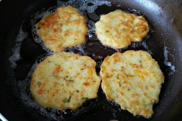香煎土豆三蔬饼的做法图解7