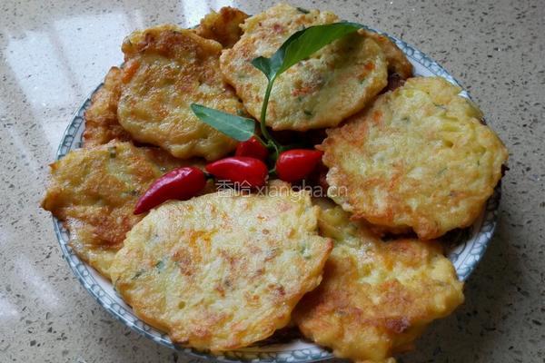 香煎土豆三蔬饼的做法图解8