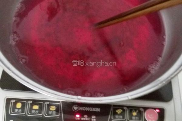 火龙果白凉粉果冻牛奶的做法图解13