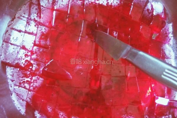 火龙果白凉粉果冻牛奶的做法图解17