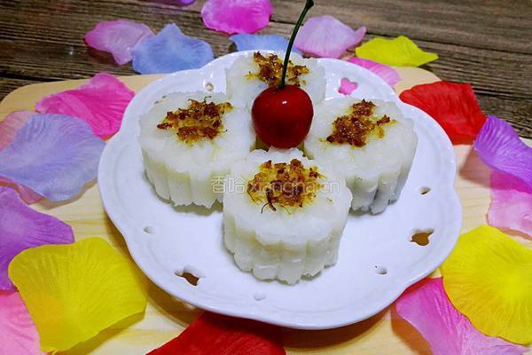 桂花山药豆沙糕的做法图解7