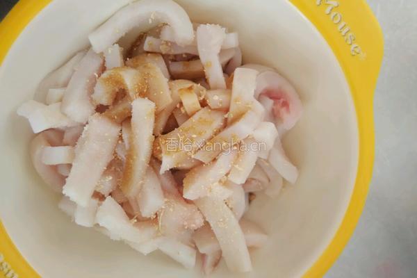 炒肉皮的做法图解2