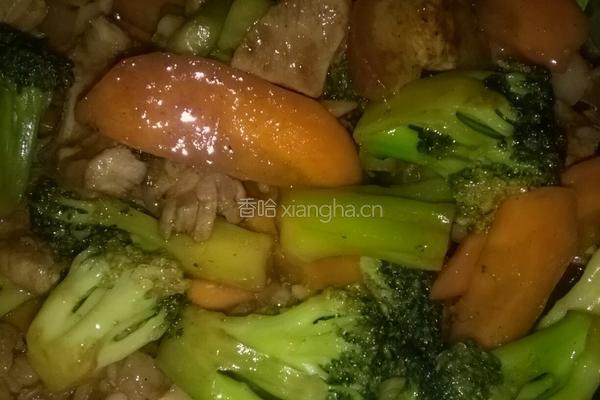 猪肉炒西兰花的做法图解9