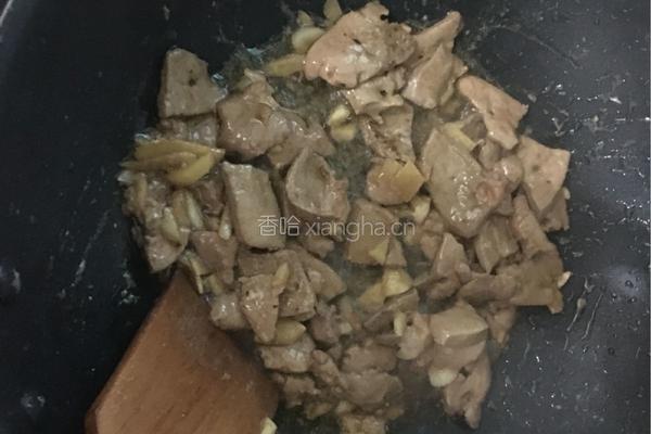 青椒炒猪肝的做法图解5