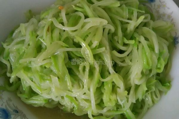 炒洋瓜丝的做法图解5