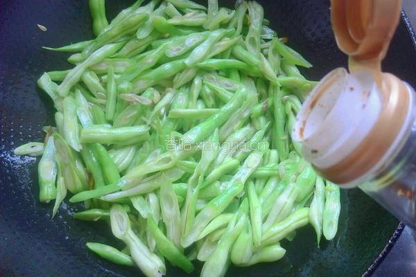 素炒豆角的做法图解7