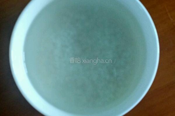 玉米汁稀饭的做法图解2
