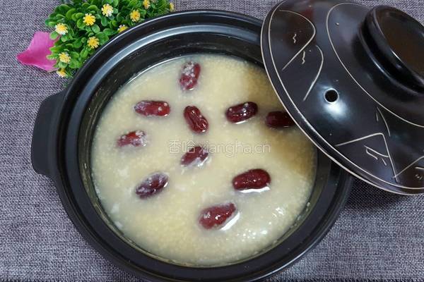 砂锅小米粥的做法图解5