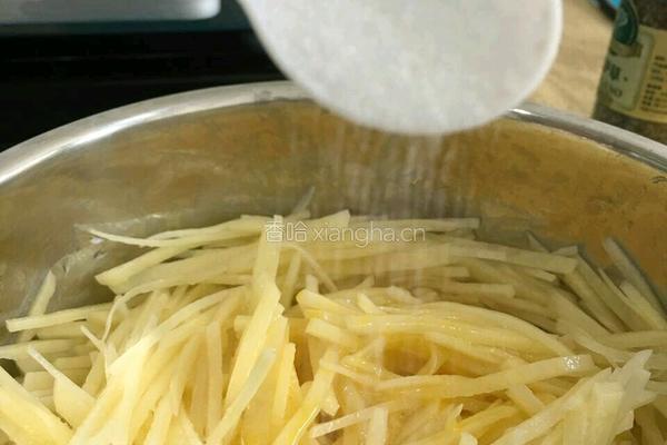 土豆丝饼的做法图解4