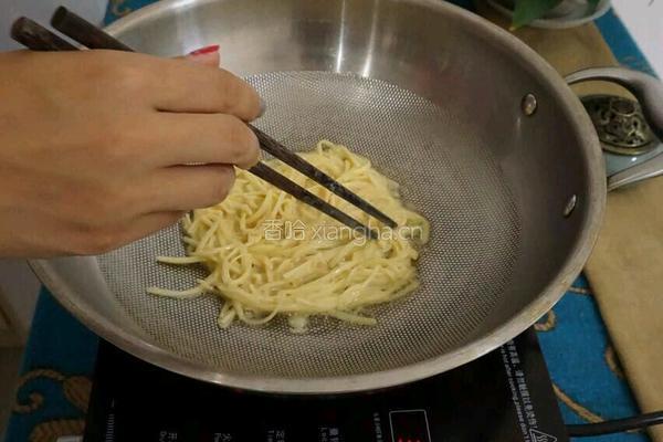 土豆丝饼的做法图解8