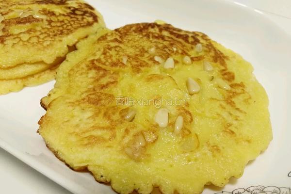松子奶香玉米饼的做法图解13