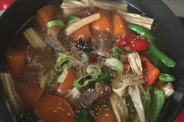 腐竹牛腩煲的做法图解6