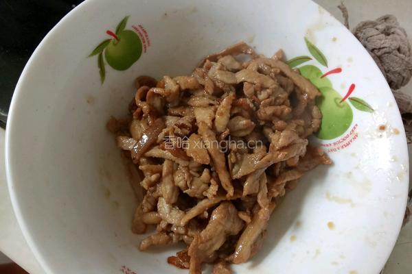 胡萝卜炒肉的做法图解6