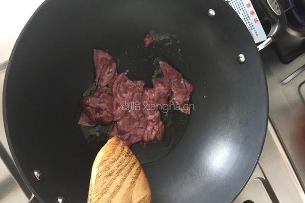 爆炒猪肝的做法图解5