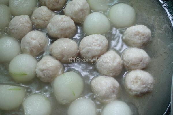 鱼丸冬瓜球的做法图解8