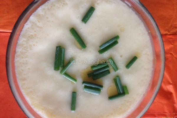 酒酿豆腐鸡蛋羹的做法图解5